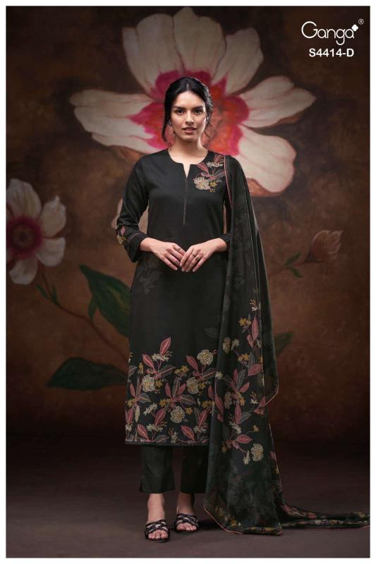 Ganga nirisha 4414 buy dress material in wholesale